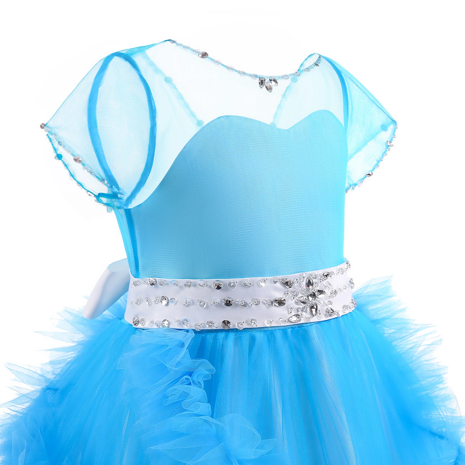 Stunning Vback Luxury Pageant Tulle Ball Gowns For Girls 212 Year Old