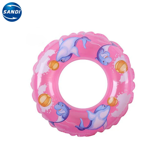 Custom plastic PVC inflatable donut baby neck swim ring, View swim ring ...