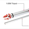 1.65M Aluminum Tripod + 5M 5 Section Dumpy Laser Level Staff for Rotary Laser Level