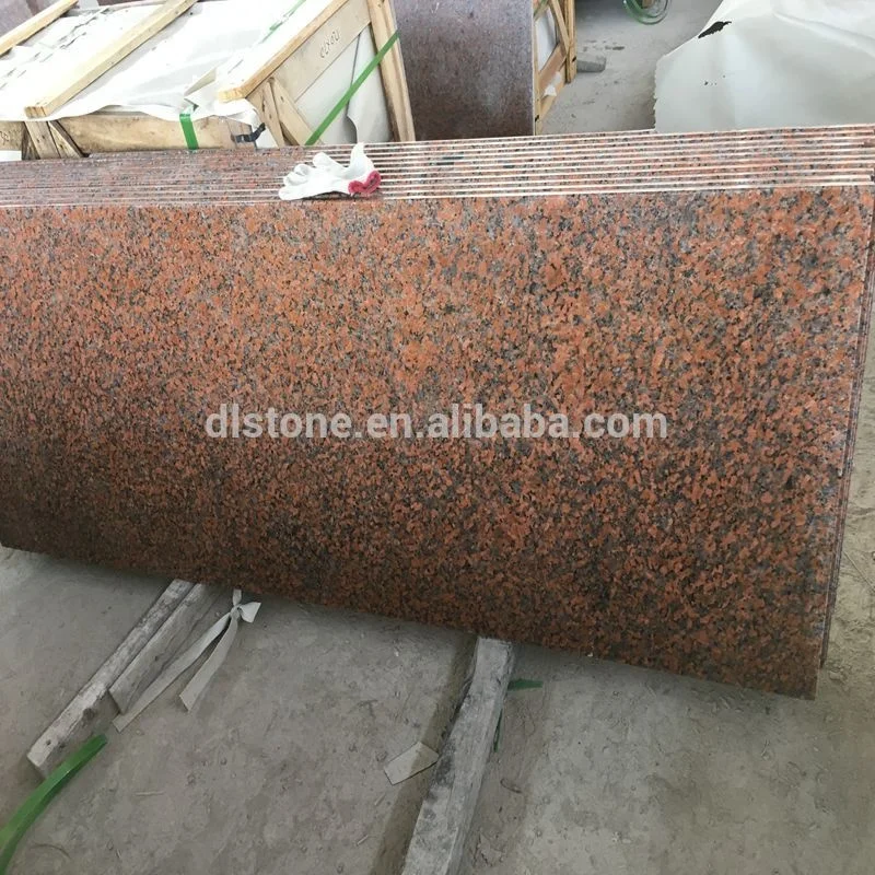 Red Color Granite Polished Kitchen Countertop - Buy Granite Countertop ...