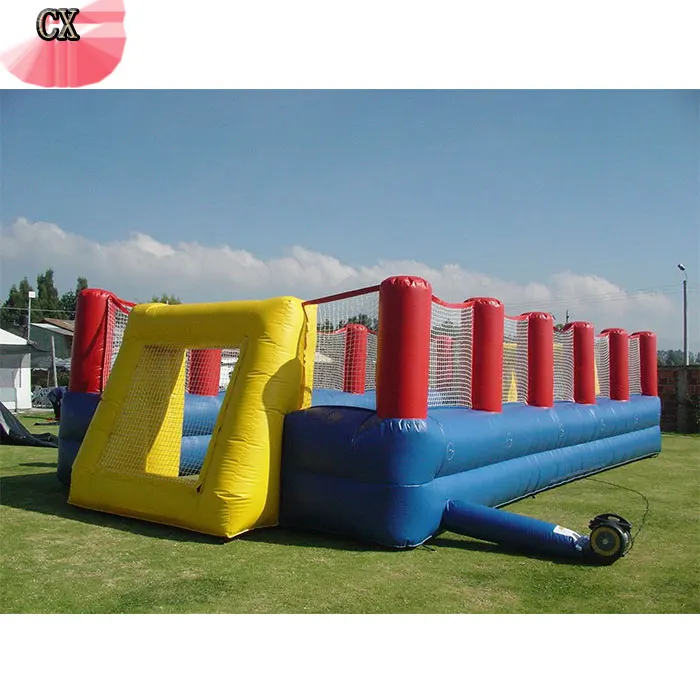 inflatable soap soccer field