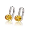 Rhodium plated jewelry earring jewelry type hoop earrings