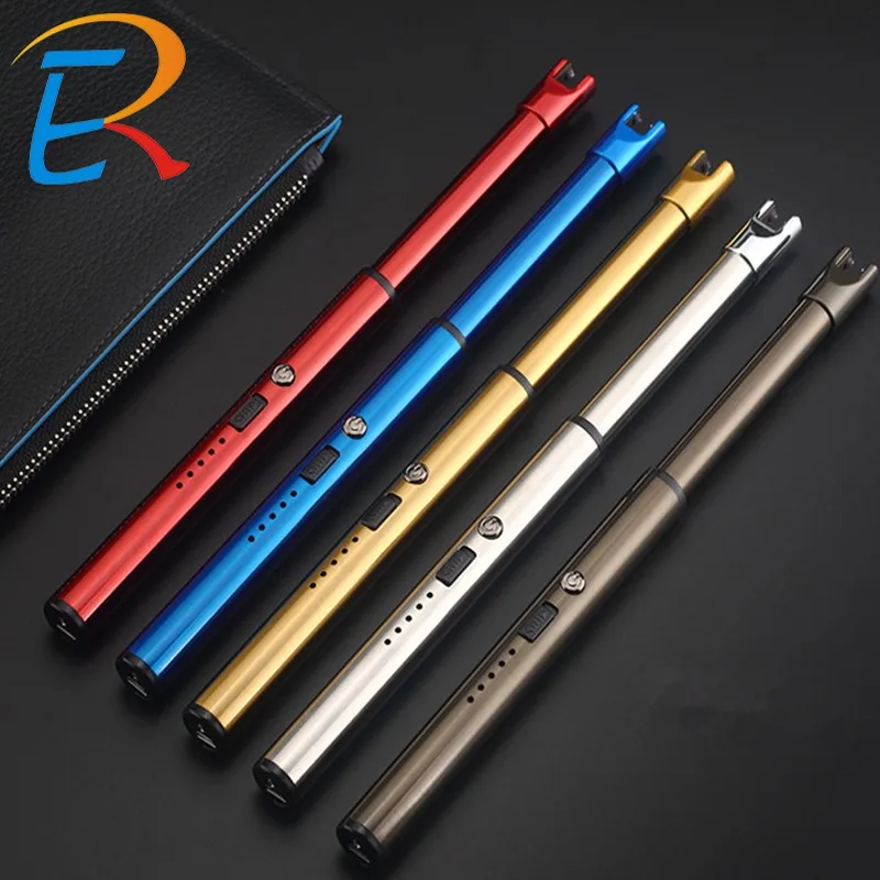 Camping Lighter Safety Lock Long Neck Usb Rechargeable