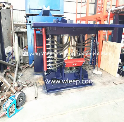 1T Steel Shell IF Induction Steel Melting Furnace