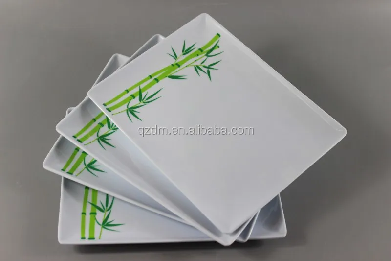 Foodgrade Melamine Square Plate ,Dessert Plate