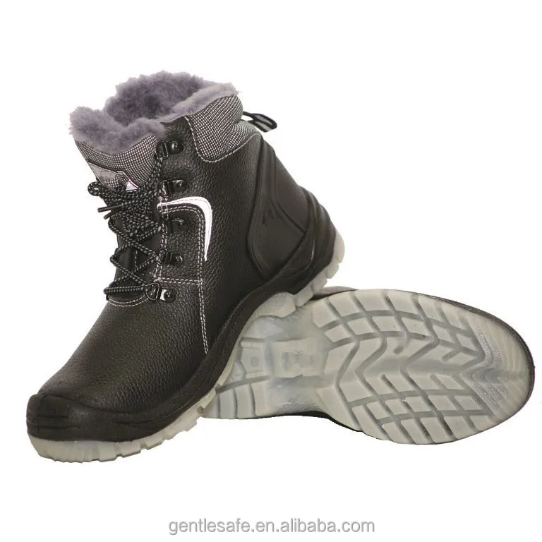 fur lined safety boots