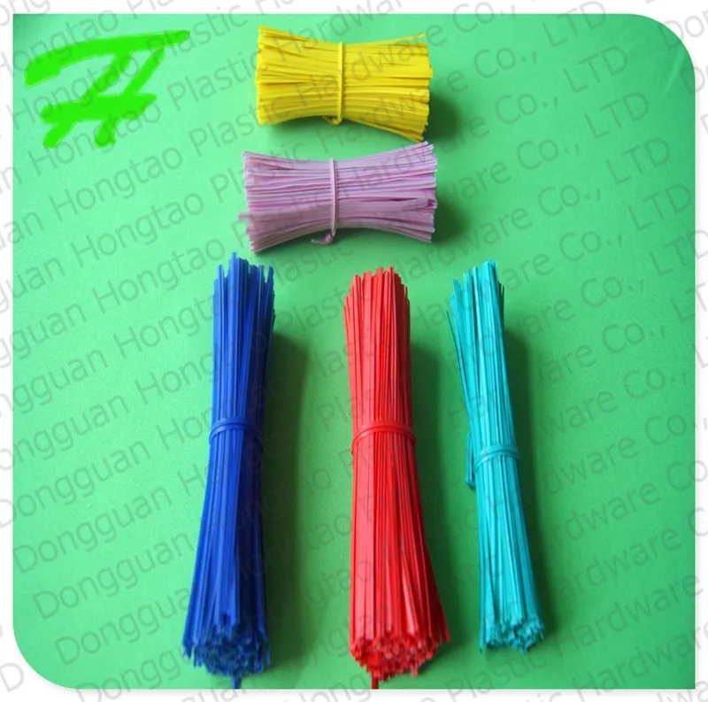 Pvc Plastic Coated Decorative Twist Tie For Vegetable/bread/gift