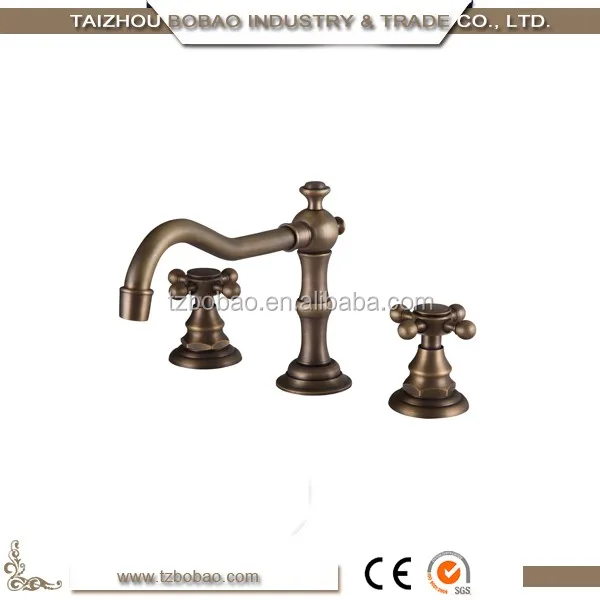 9309F 3 holes antique faucet