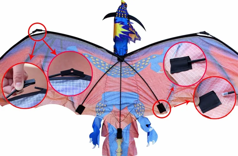 Hengda Hot Sell 3d Dragon Kite For Kids With Flying Line Buy Dragon