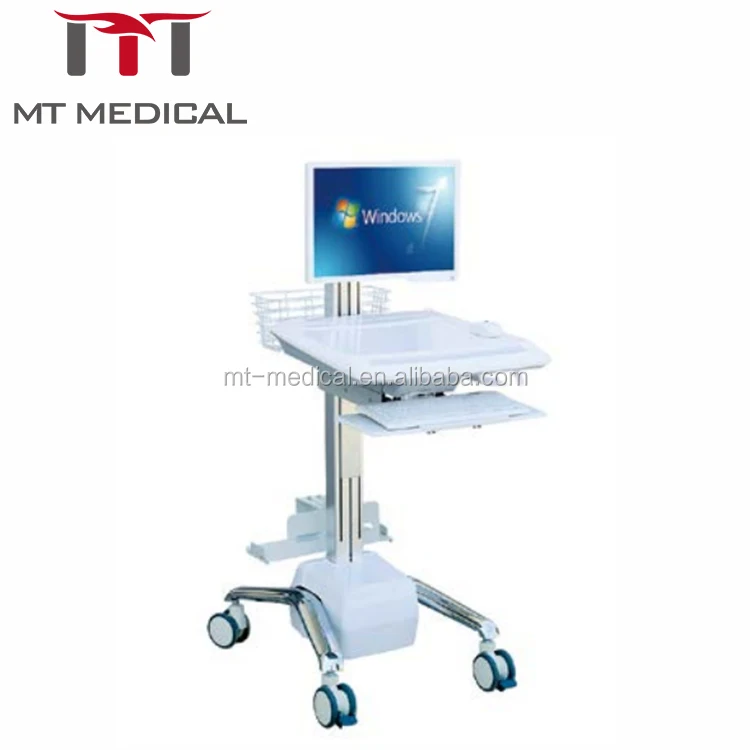 Hospital Portable Wireless Computer Nursing Trolley Price