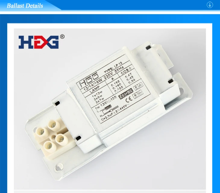 Lipu Inductive Ballast 711w 13w 15w 16w 18w 26w 32w For Uv Lamp Plc