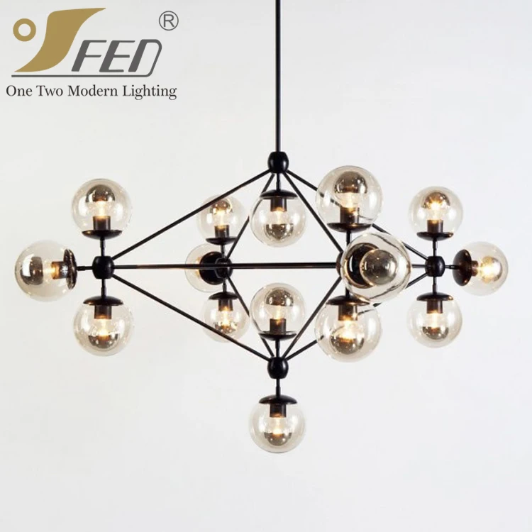 Modo Chandelier Light Globes Black Fixture Light Smoke Glass Pendant ... Modo Chandelier Light Globes Black Fixture Light Smoke Glass Pendant ...