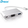 projector/display/TV TYPE-C TO VGA+PD+USB3.0 Adapter