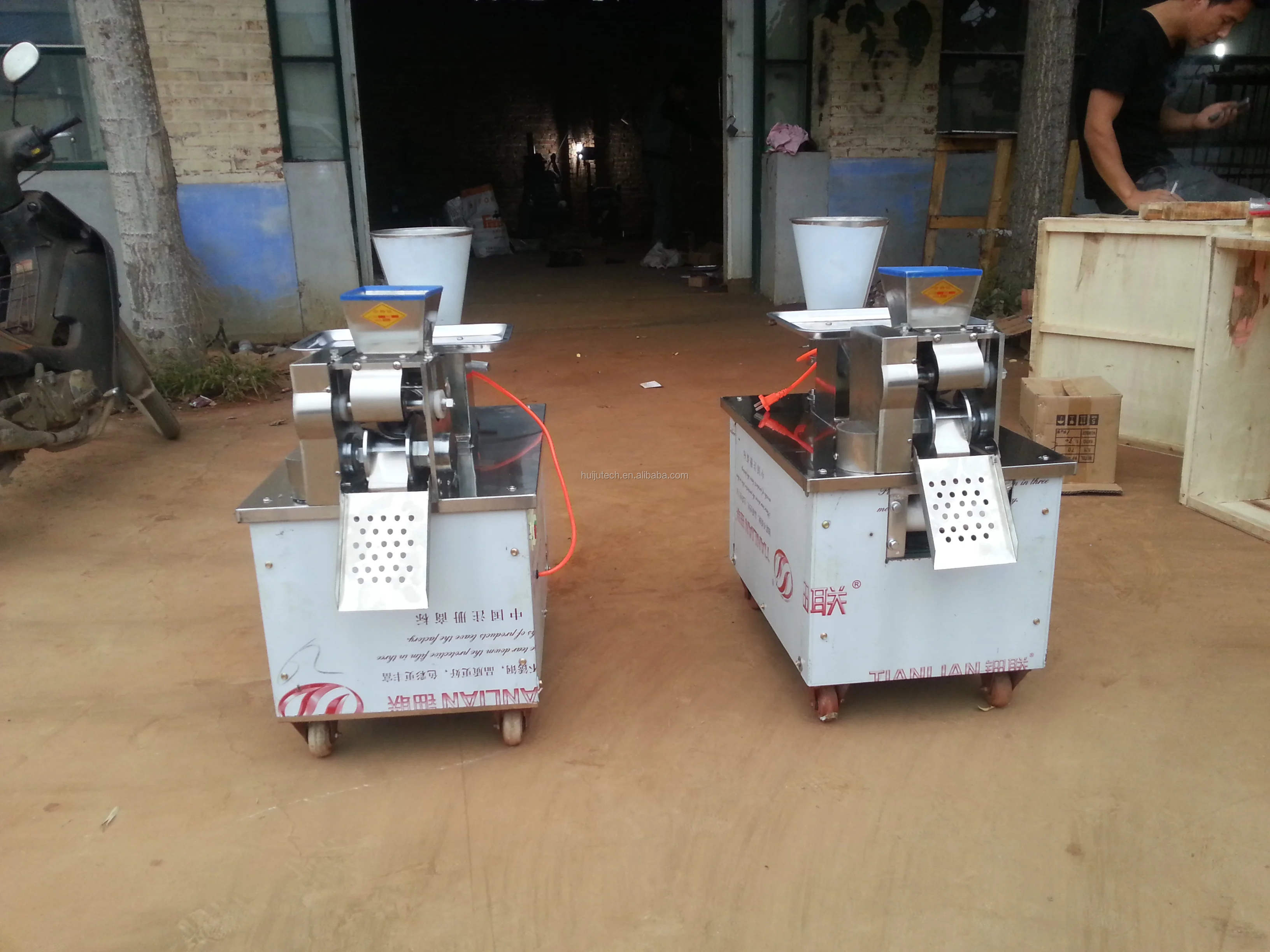 Máquina automática para hacer dumplings, máquina para hacer dumplings, empanada, China