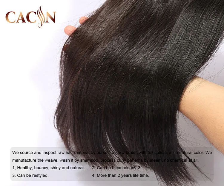 Cacin Grade Aaa Brazilian Hair Weaves Brazilian Remy Human Hair