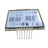 Customized 14 pin 7 segment display 2 digit lcd screen 1 inch transflective lcd display