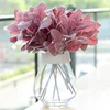 S-3290 Customizable Wholesale Artificial Silk Leaf Stem Leaves Bouquet Wedding Backdrop Flower Wall Decoration