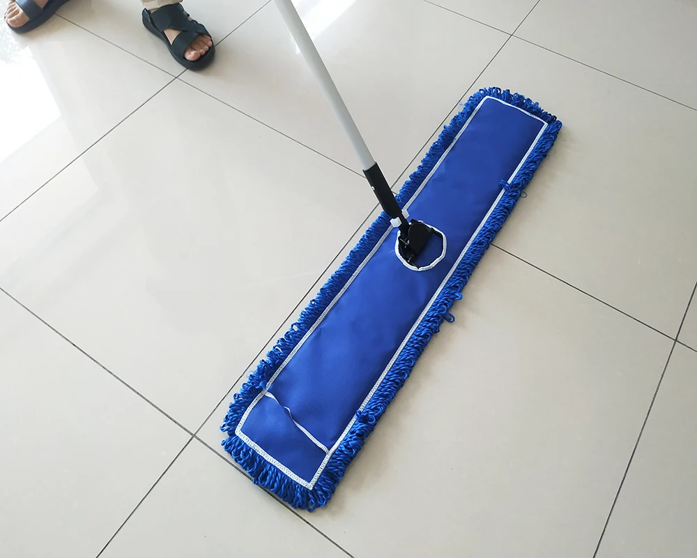 超细纤维清洁产品家用地板清洁超细纤维扭曲魔术平拖把笔芯与清洁钩和