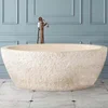 High Polished Large Size Factory China Natural Travertine Stone Bathtub Marble Stone bath For Bathroom Decoration