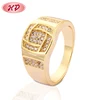 Free Sample Dubai Gemstone Fashion Gold Plated Pave Diamond Ring