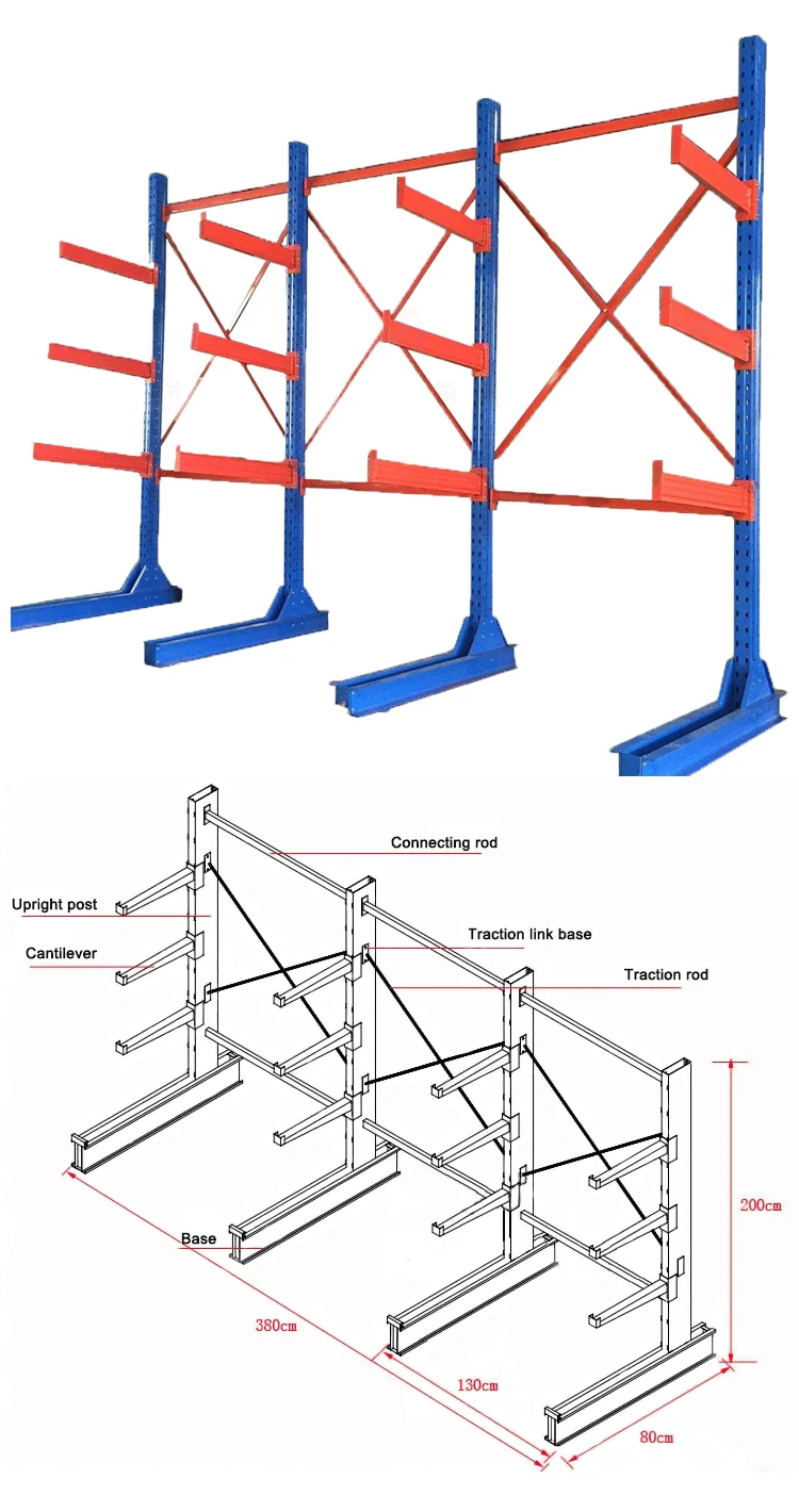 Doubledeck Bike Rack Cantilever Assemble Warehouse Rack And Cantilever
