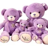 valentine gift full size 35-120cm custom plush&stuffed Lavender bear toys