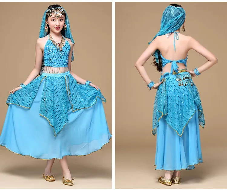 Anak anak Kostum Tari Perut Arab Lima Bunga Sifon Buy 