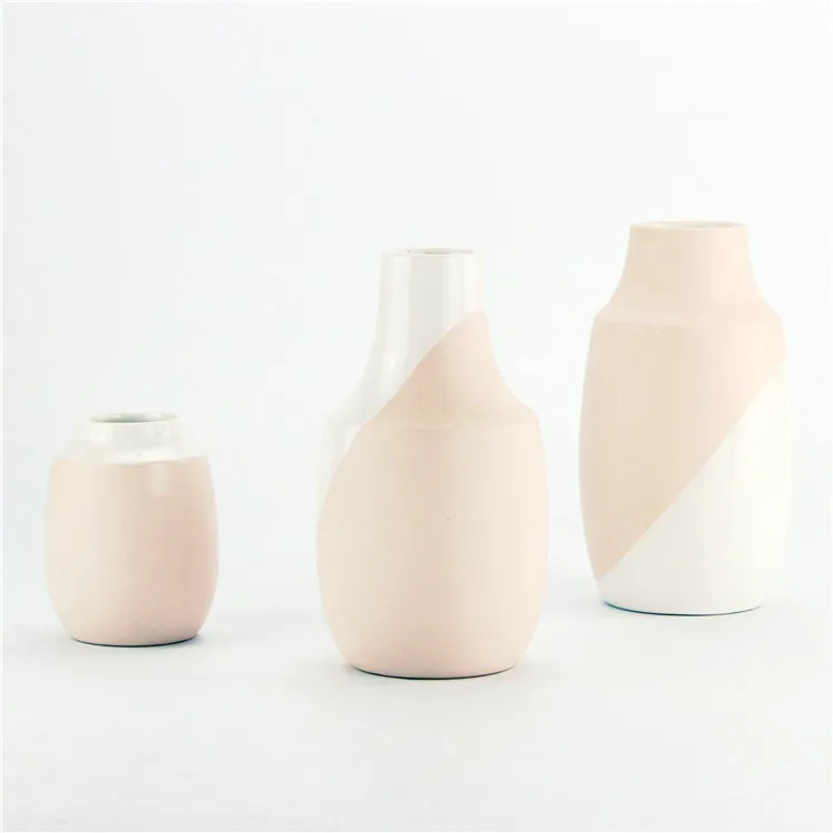 Half on-glazed color clay wedding home garden decoration antique chinese ceramic vase.JPG