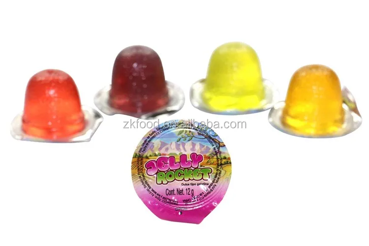 12g Mini Fruit Cup Jelly In Toy Rocket Jar Hot Sale Christmas Present ...