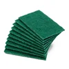 Household kitchen cleaning abrasive scouring pad