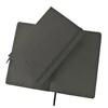 Custom Logo PU Black Paper Notebook A5 Diary Traveler's Notebook