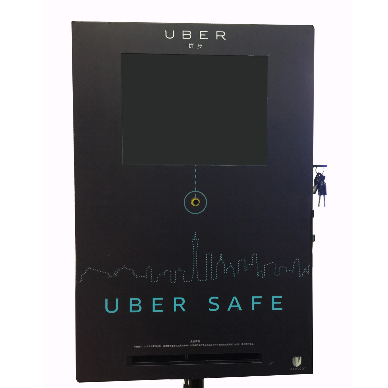 Coin Operated Uber Safe Smart Breathalyzer Vending Machine For America