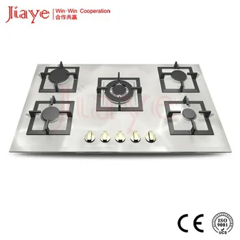 Built In 5 Burner Infrared Gas Cooktops Stainless Steel Gas Stove