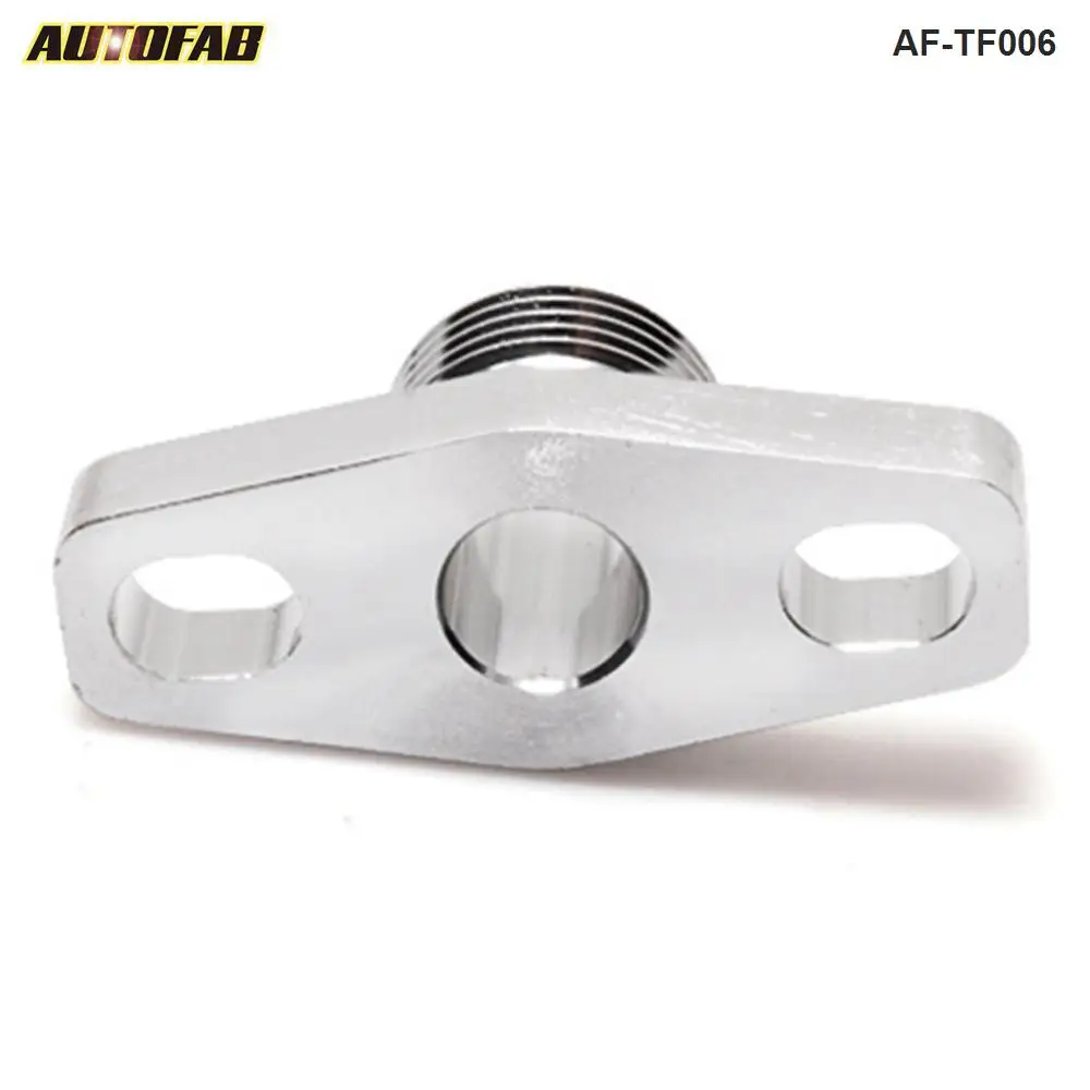 Autofab Billet Turbo Oil Drain Return Flange 10 An Garrett Gt28 Gt30