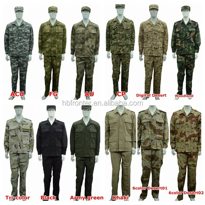 Chocolate Chip Color 6 Color Desert Camo Regular Bdu Camouflage