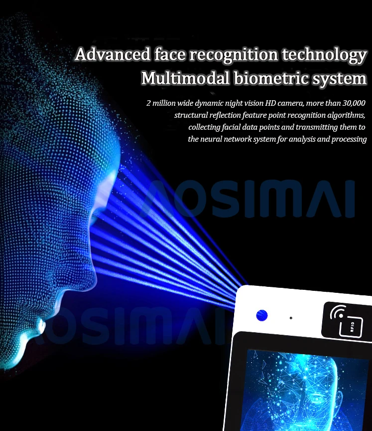 10.1 inch RK3288 touch screen RJ45 RS232 industrial tablet with front rfid reader