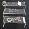 JINBAO 3 tiers multi-function clear black acrylic jewelry step display stand nested risers
