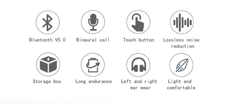 Classical business bluetooth Double Single ear wireless headset for android phone - ANKUX.COM