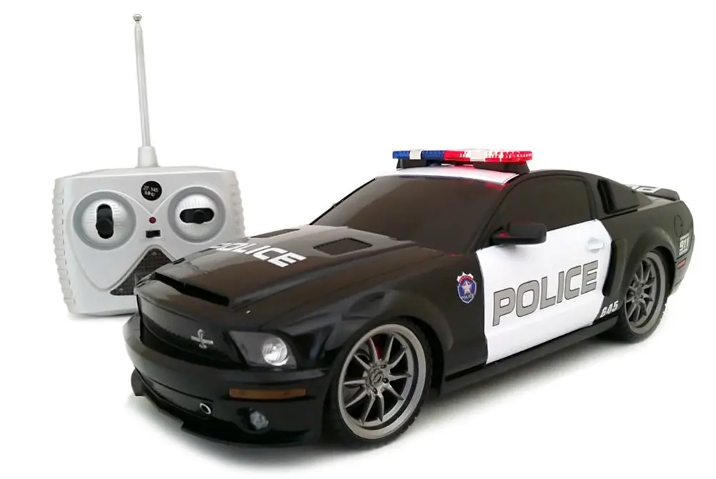 mustang police car toy