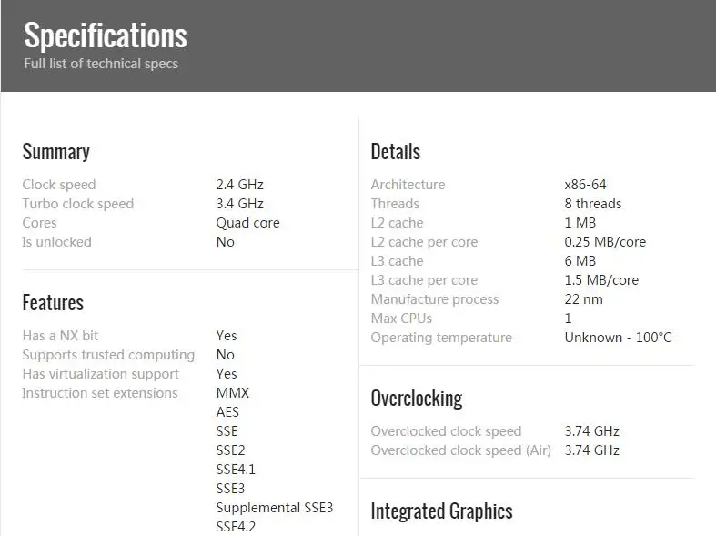 4700mq, 2.40ghz-3.40ghz, l3 = 6m, quad core,