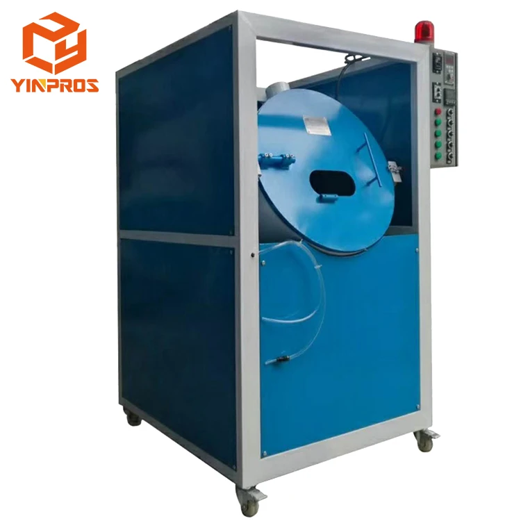 Good Paint Quality Automatic Machine For Painting Spray Barrel Rotary Metal Iron Steel Hardware