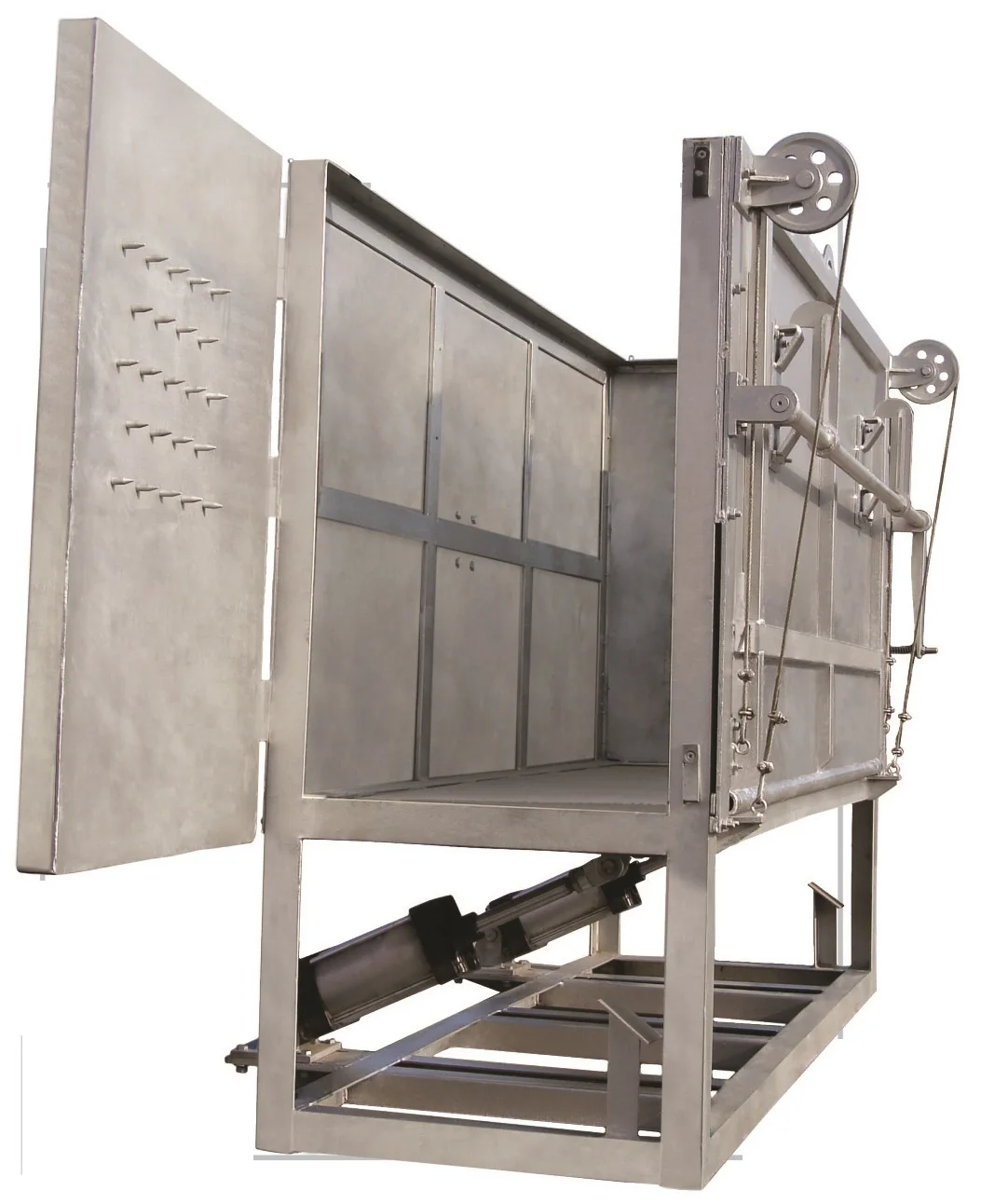 Muslim Cattle Head Fixed Pneumatic Reversed Halal Slaughter Box Buy