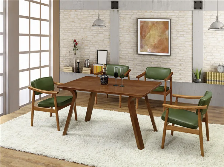 High End Commercial Furniture Solid Wood Tables And Chairs For