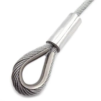 Stainless Steel Ferrule Creating Reinforced Loop In Wire Rope Lifting ...