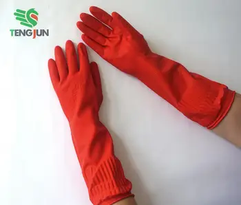 extra long rubber gloves