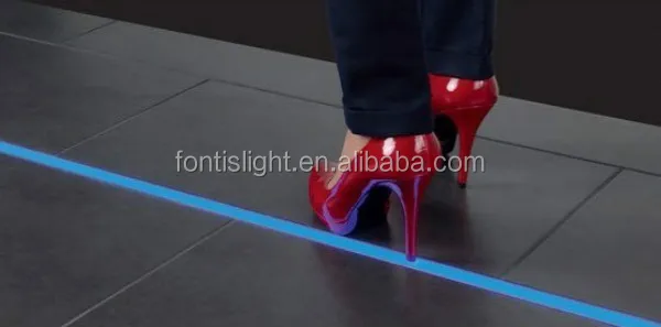 Waterproof Led Profile For Floor Strong PC Diffused Cover 3mm Thickness LED Aluminium Waterproof Led Profile For Floor Strong PC Diffused Cover 3mm Thickness LED Aluminium