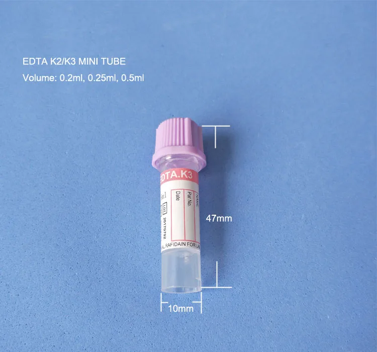 ETDA K3 ETDA K2 Micro Blood Collection Tube
