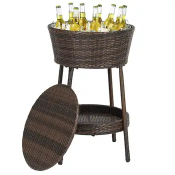 rattan beer cooler