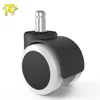 High Quality Twin Wheel, 2 inch PU Threaded Stem Caster for Office Chair