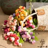 Spring 15 stars bud small tea rose bud artificial plastic flower bud